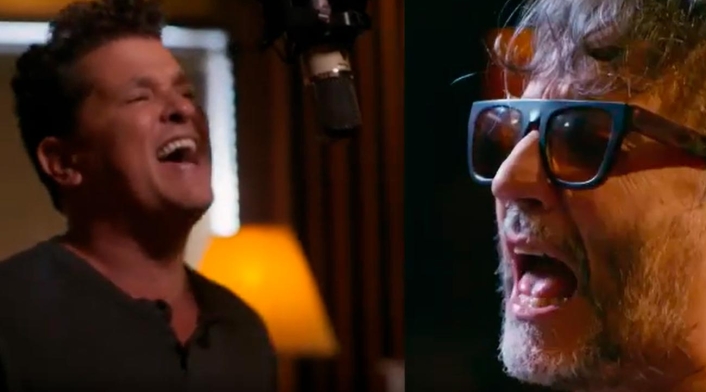 Carlos Vives y Fito Páez cantan 'Babel' Carlos Vives y Fito Páez cantan 'Babel'