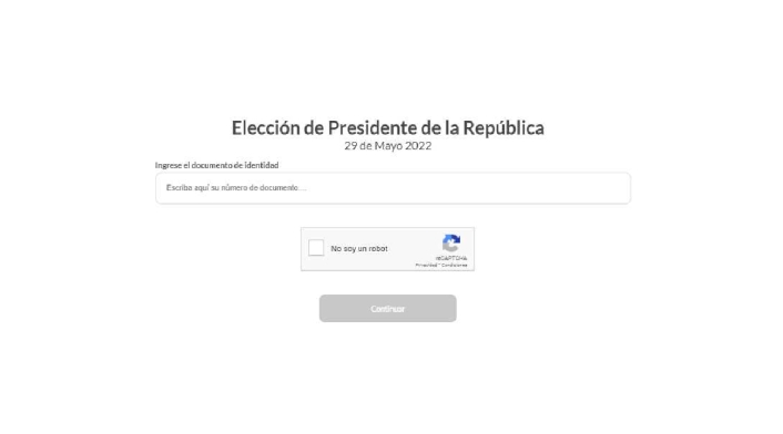 Pantallazo Registraduría