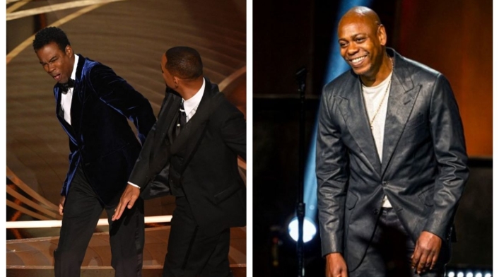 Dave Chappelle, Chris Rock y Will Smith Dave Chappelle, Chris Rock y Will Smith