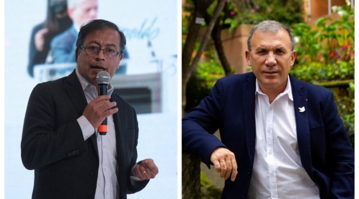 Gustavo Petro y Roy Barreras Gustavo Petro y Roy Barreras