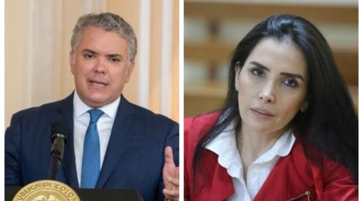 Iván Duque y Aida Merlano Iván Duque y Aida Merlano