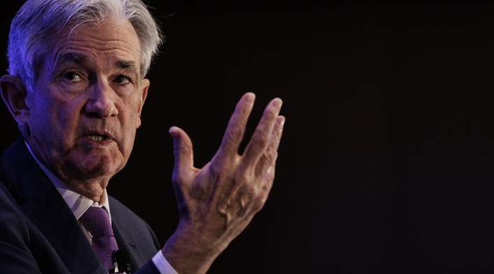 Jerome Powell, presidente del banco central de EE.UU.