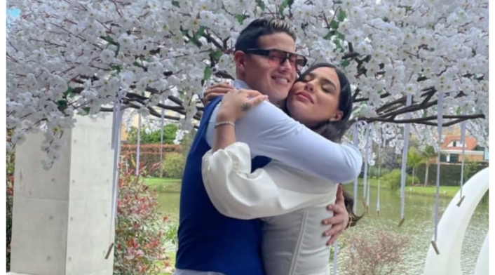 Juana Valentina y James Rodríguez