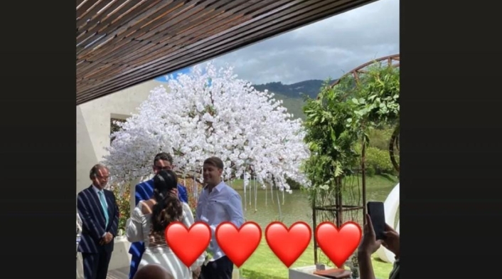 Juana Valentina y James Rodríguez