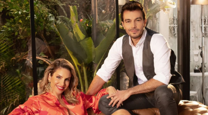 Luciano D' Alessandro y su esposa