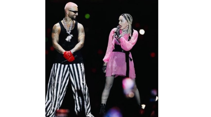 Maluma y Madonna en concierto Maluma y Madonna en concierto en Medellín