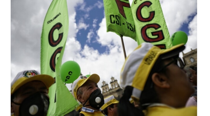 Día del Trabajo Marchas en Bogotá por el Día del Trabajo
