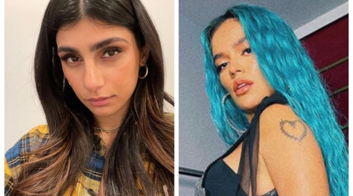 Mia khalifa y Karol G Mia khalifa y Karol G