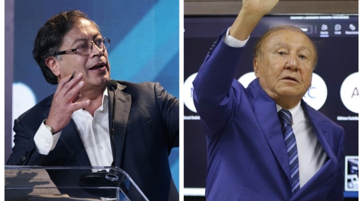 Gustavo Petro y Rodolfo Hernández Gustavo Petro y Rodolfo Hernández se disputarán la segunda vuelta