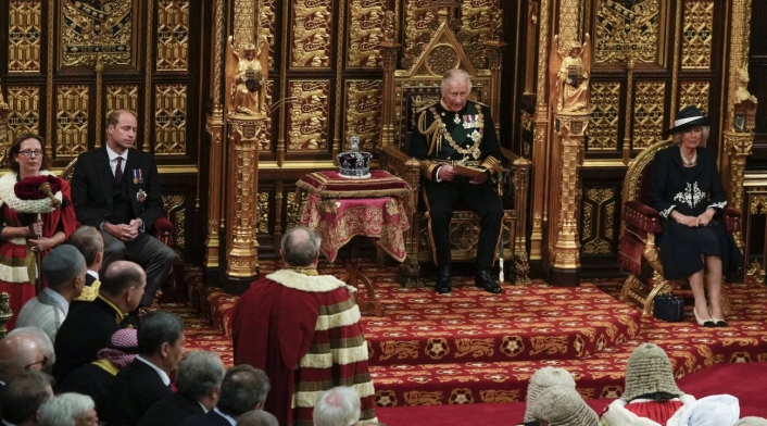 Príncipe Carlos en la Cámara de los Lores