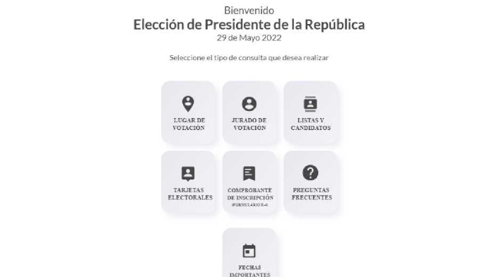 Pantallazo Registraduría
