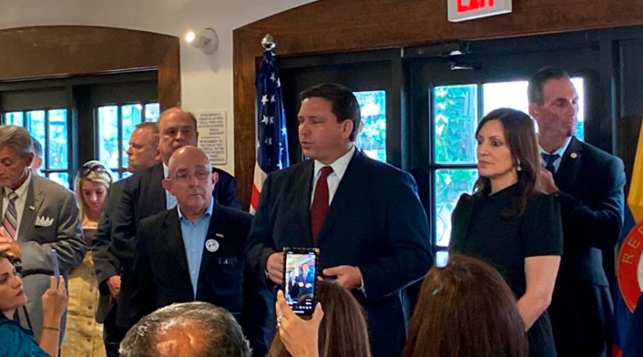 Ron DeSantis, gobernador de la Florida, en Miami Ron DeSantis, gobernador de la Florida, en Miami