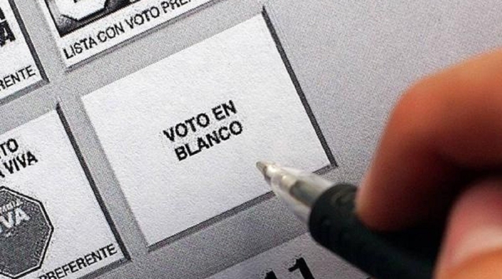 Voto en blanco Voto en blanco