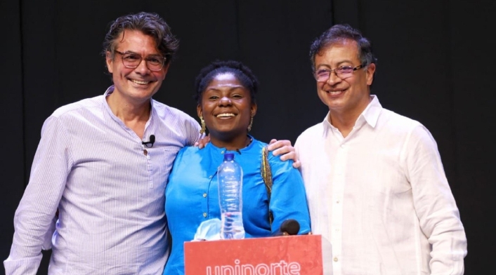 Alejandro Gaviria, Francia Márquez y Gustavo Petro Alejandro Gaviria, Francia Márquez y Gustavo Petro