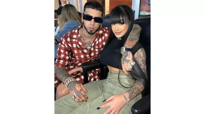 Anuel AA y Yailin