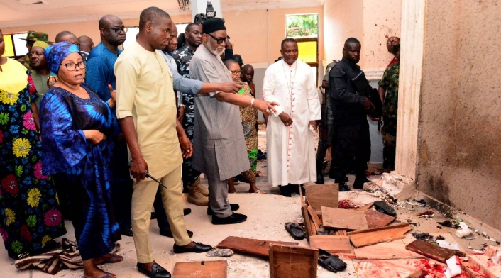 Ataque a iglesia católica en Nigeria Ataque a iglesia católica en Nigeria