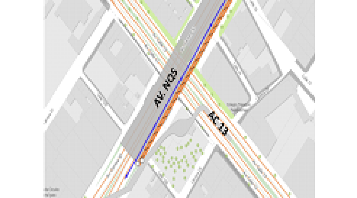 Cierre puente vehicular NQS con Calle 13