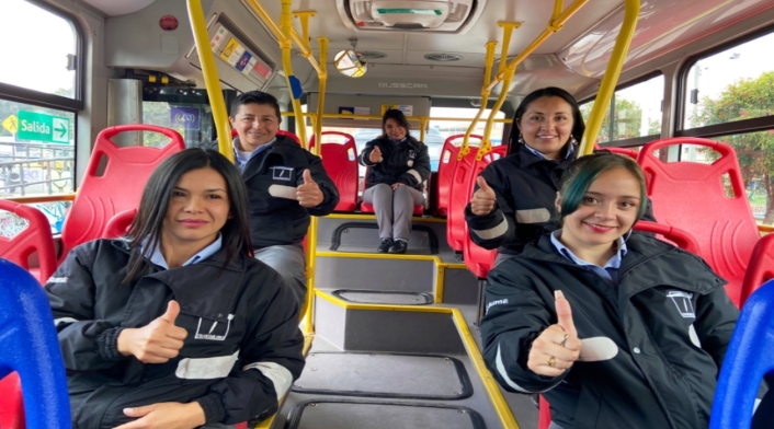 Conductoras de ruta del SITP Conductoras de ruta del SITP