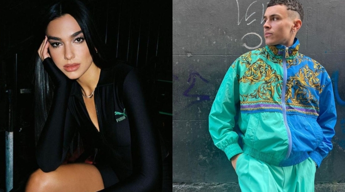 Dua Lipa y Arón Piper