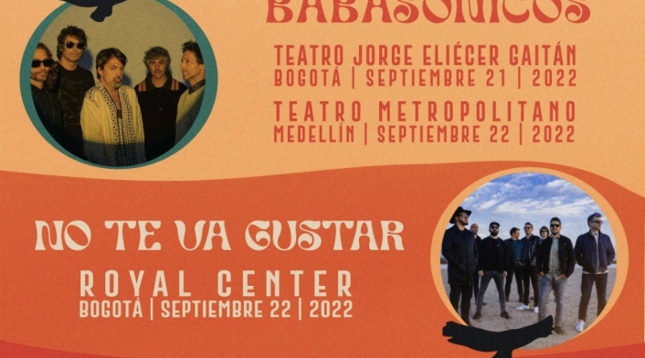 Babasónicos, No Te va Gustar y Zoé realizarán shows en Colombia