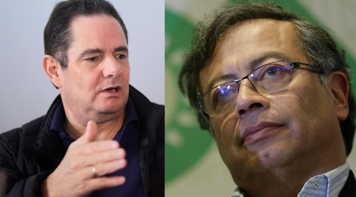 Germán Vargas Lleras y Gustavo Petro Germán Vargas Lleras y Gustavo Petro
