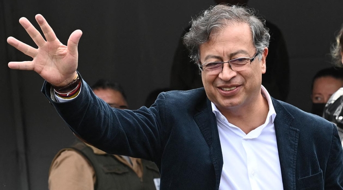 Gustavo Petro, presidente electo de los colombianos Gustavo Petro, presidente electo