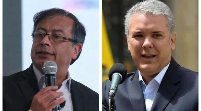 Gustavo Petro e Iván Duque Gustavo Petro e Iván Duque