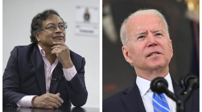 Gustavo Petro y Joe Biden Gustavo Petro y Joe Biden