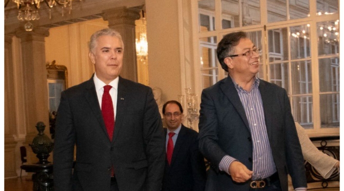 Iván Duque y Gustavo Petro Iván Duque y Gustavo Petro