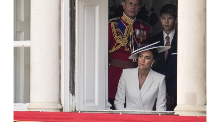 Kate Middleton en la celebración de los 70 años de la reina Isabel en el trono