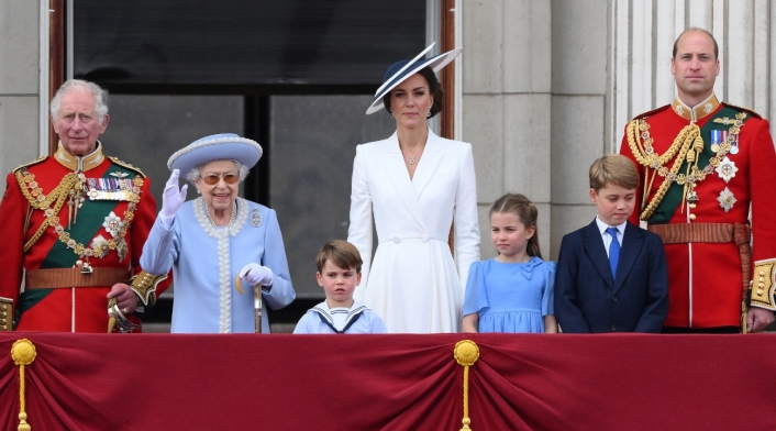 Reina Isabel en la celebración de sus 70 años en el trono