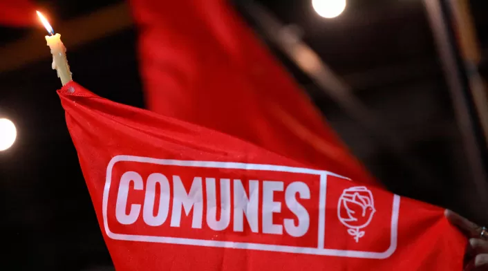 Bandera partido Comunes Bandera partido Comunes