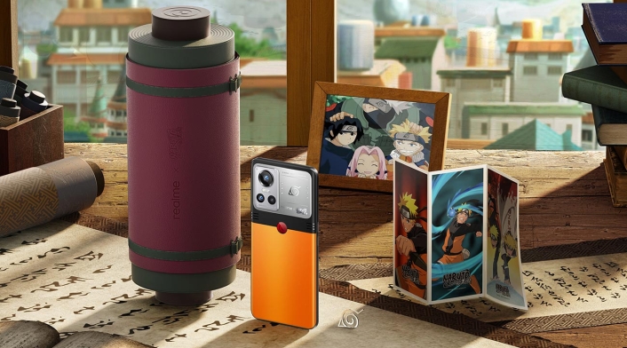 Kid con el que viene el Realme gt neo 3 edición Naruto