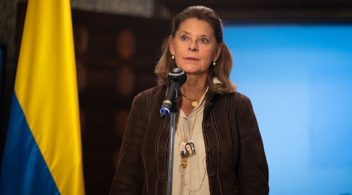 La vicepresidenta y Canciller, Marta Lucía Ramírez