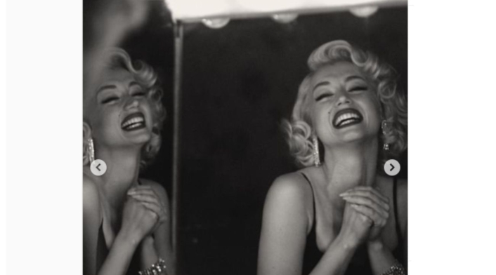 Ana de Armas como Marilyn Monroe Ana de Armas como Marilyn Monroe