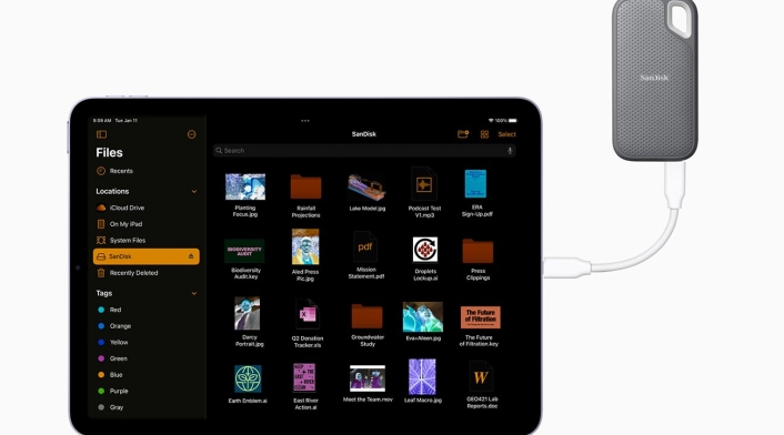 iPad Air conexión USB-C