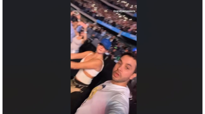 Carolina Cruz en el concierto de Wisin y Yandel