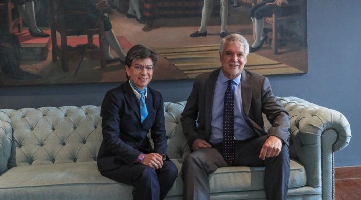 Claudia López y Enrique Peñalosa Claudia López y Enrique Peñalosa
