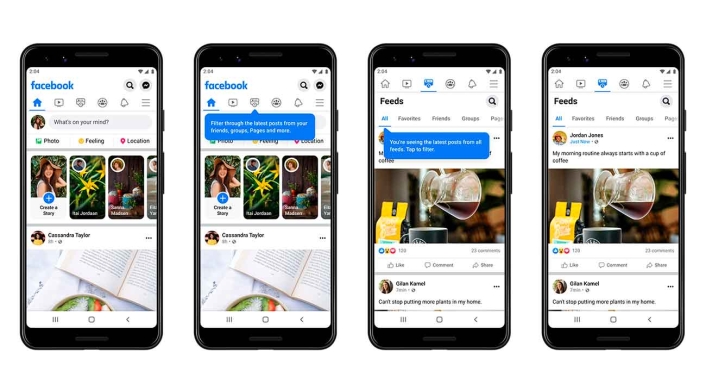 Feeds, nueva función en la aplicación de Facebook Feeds en la aplicación de Facebook