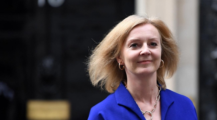 Liz Truss, ministra de Relaciones Exteriores de Reino Unido