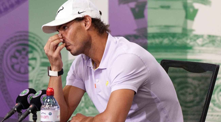 Rafael Nadal se retira de Wimbledon Rafael Nadal se retira de Wimbledon