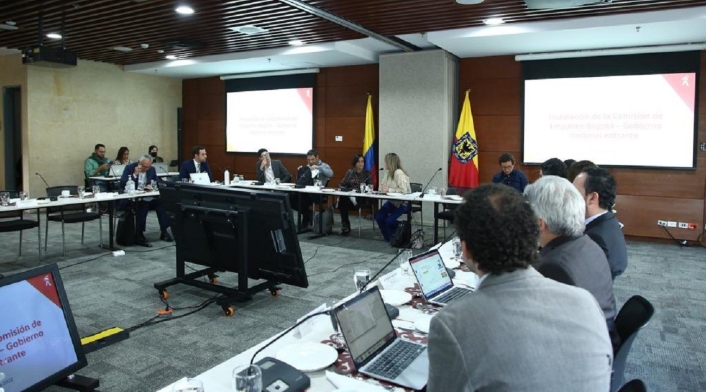 Reunión entre Gobierno entrante y Alcaldía de Bogotá Reunión entre Gobierno entrante y Alcaldía de Bogotá