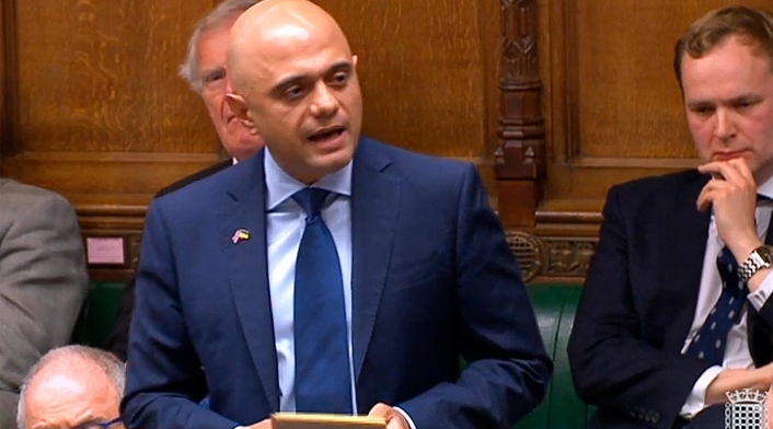 Sajid Javid, exministro de Salud de Reino Unido