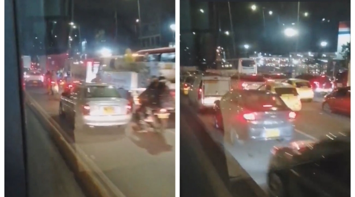 Trancón en vía Bogotá - Girardot Trancón en vía Bogotá - Girardot