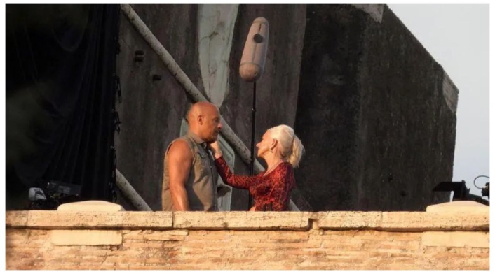 Vin Diesel y Helen Mirren Vin Diesel y Helen Mirren