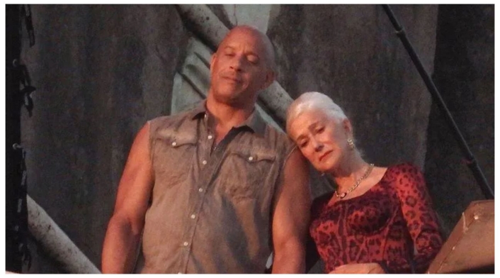 Vin Diesel y Helen Mirren Vin Diesel y Helen Mirren
