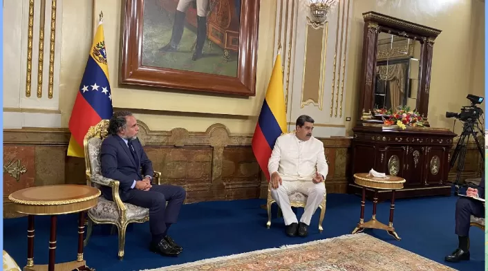Armando Benedetti y Nicolás Maduro Armando Benedetti y Nicolás Maduro