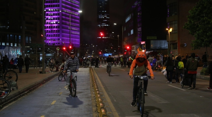 Ciclovía nocturna Ciclovía nocturna