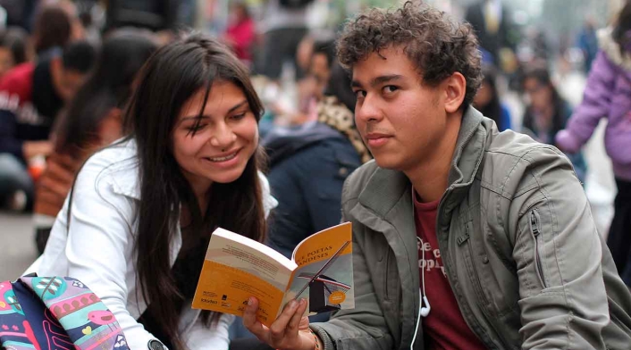 Ciudadanos en las calles de Bogotá Ciudadanos en las calles de Bogotá