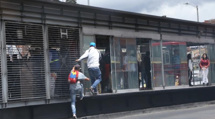 Colados en Transmilenio
